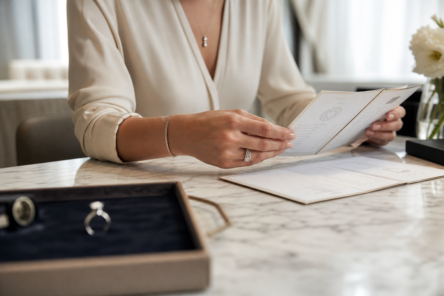 Private jewelry consultation